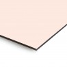 Plaque en aluminium blanc coquille d'oeuf sur mesure - épaisseur 3 mm