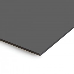 Plaque en aluminium ﻿grise sur mesure - épaisseur 3 mm