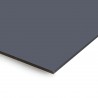 Plaque en aluminium gris ardoise sur mesure - épaisseur 3 mm