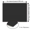 Plaque en aluminium gris anthracite sur mesure - épaisseur 3 mm