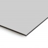 Plaque en aluminium gris perle sur mesure - épaisseur 3 mm