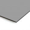 Plaque en aluminium gris souris sur mesure - épaisseur 3 mm