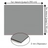 Plaque en aluminium gris ciment béton sur mesure - épaisseur 3 mm