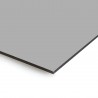Plaque en aluminium gris acier sur mesure - épaisseur 3 mm