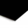 Plaque en aluminium noir charbon sur mesure - épaisseur 3 mm