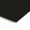 Plaque en aluminium noir corbeau sur mesure - épaisseur 3 mm