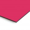 Plaque en aluminium rouge cerise sur mesure - épaisseur 3 mm