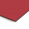 Plaque en aluminium rouge grenade sur mesure - épaisseur 3 mm