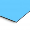 Plaque en aluminium bleu ciel sur mesure - épaisseur 3 mm