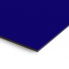 Plaque en aluminium bleu nuit sur mesure - épaisseur 3 mm