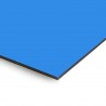 Plaque en aluminium bleu roi sur mesure - épaisseur 3 mm
