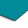 Plaque en aluminium bleu canard sur mesure - épaisseur 3 mm