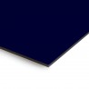Plaque en aluminium bleu foncé sur mesure - épaisseur 3 mm