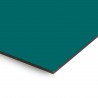 Plaque en aluminium bleu vert sur mesure - épaisseur 3 mm