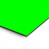 Plaque en aluminium verte sur mesure - épaisseur 3 mm