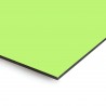 Plaque en aluminium vert pistache sur mesure - épaisseur 3 mm