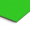 Plaque en aluminium vert pomme sur mesure - épaisseur 3 mm