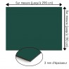 Plaque en aluminium vert sapin sur mesure - épaisseur 3 mm