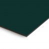 Plaque en aluminium vert émeraude sur mesure - épaisseur 3 mm