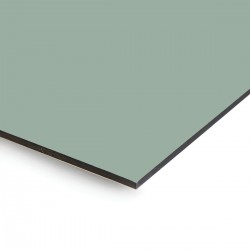 Plaque en aluminium vert de gris sur mesure - épaisseur 3 mm