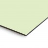 Plaque en aluminium vert clair sur mesure - épaisseur 3 mm