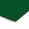 Plaque en aluminium vert foncé sur mesure - épaisseur 3 mm