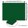 Plaque en aluminium vert foncé sur mesure - épaisseur 3 mm