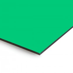 Plaque en aluminium vert menthe sur mesure - épaisseur 3 mm