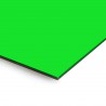 Plaque en aluminium vert citron sur mesure - épaisseur 3 mm