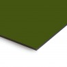 Plaque en aluminium vert militaire sur mesure - épaisseur 3 mm