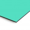 Plaque en aluminium vert lagon sur mesure - épaisseur 3 mm