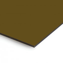 Plaque en aluminium bronze sur mesure - épaisseur 3 mm