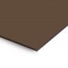 Plaque en aluminium cacao sur mesure - épaisseur 3 mm