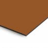 Plaque en aluminium noisette sur mesure - épaisseur 3 mm