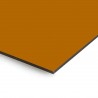 Plaque en aluminium orange cuivre sur mesure - épaisseur 3 mm