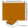 Plaque en aluminium orange cuivre sur mesure - épaisseur 3 mm