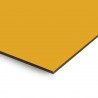 Plaque en aluminium orange safran sur mesure - épaisseur 3 mm