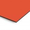 Plaque en aluminium orange terracotta sur mesure - épaisseur 3 mm