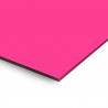 Plaque en aluminium rose fushia sur mesure - épaisseur 3 mm