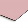 Plaque en aluminium rose pivoine sur mesure - épaisseur 3 mm