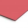 Plaque en aluminium rose pamplemousse sur mesure - épaisseur 3 mm