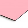 Plaque en aluminium rose clair sur mesure - épaisseur 3 mm