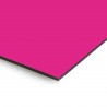 Plaque en aluminium rose foncé sur mesure - épaisseur 3 mm