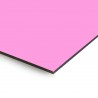 Plaque en aluminium rose pastel sur mesure - épaisseur 3 mm