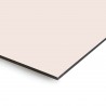 Plaque en aluminium rose poudré sur mesure - épaisseur 3 mm