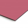 Plaque en aluminium rose rubis sur mesure - épaisseur 3 mm