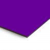 Plaque en aluminium violette sur mesure - épaisseur 3 mm