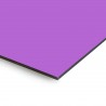Plaque en aluminium lilas sur mesure - épaisseur 3 mm