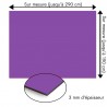 Plaque en aluminium améthyste sur mesure - épaisseur 3 mm