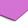 Plaque en aluminium mauve sur mesure - épaisseur 3 mm